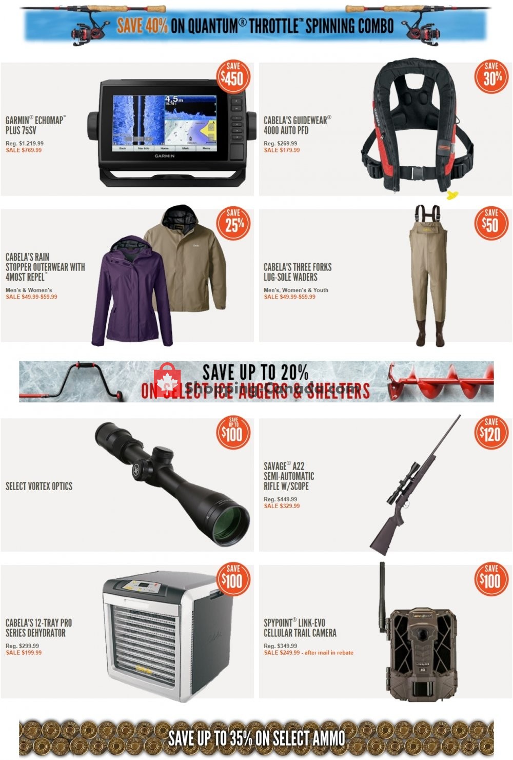 Cabela's flyer from Tuesday March 12, 2019 to Monday March 18, 2019 - page 1