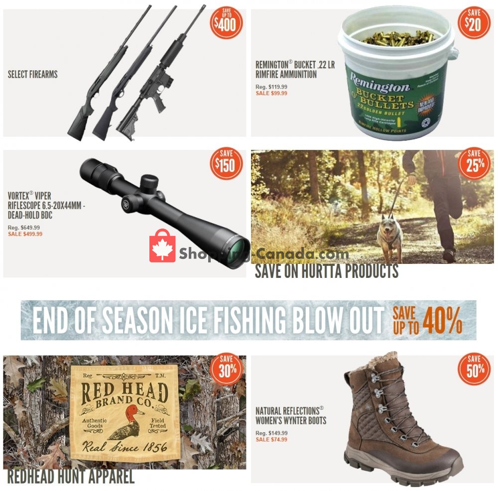 Cabela's flyer from Saturday March 9, 2019 to Friday March 15, 2019 - page 1
