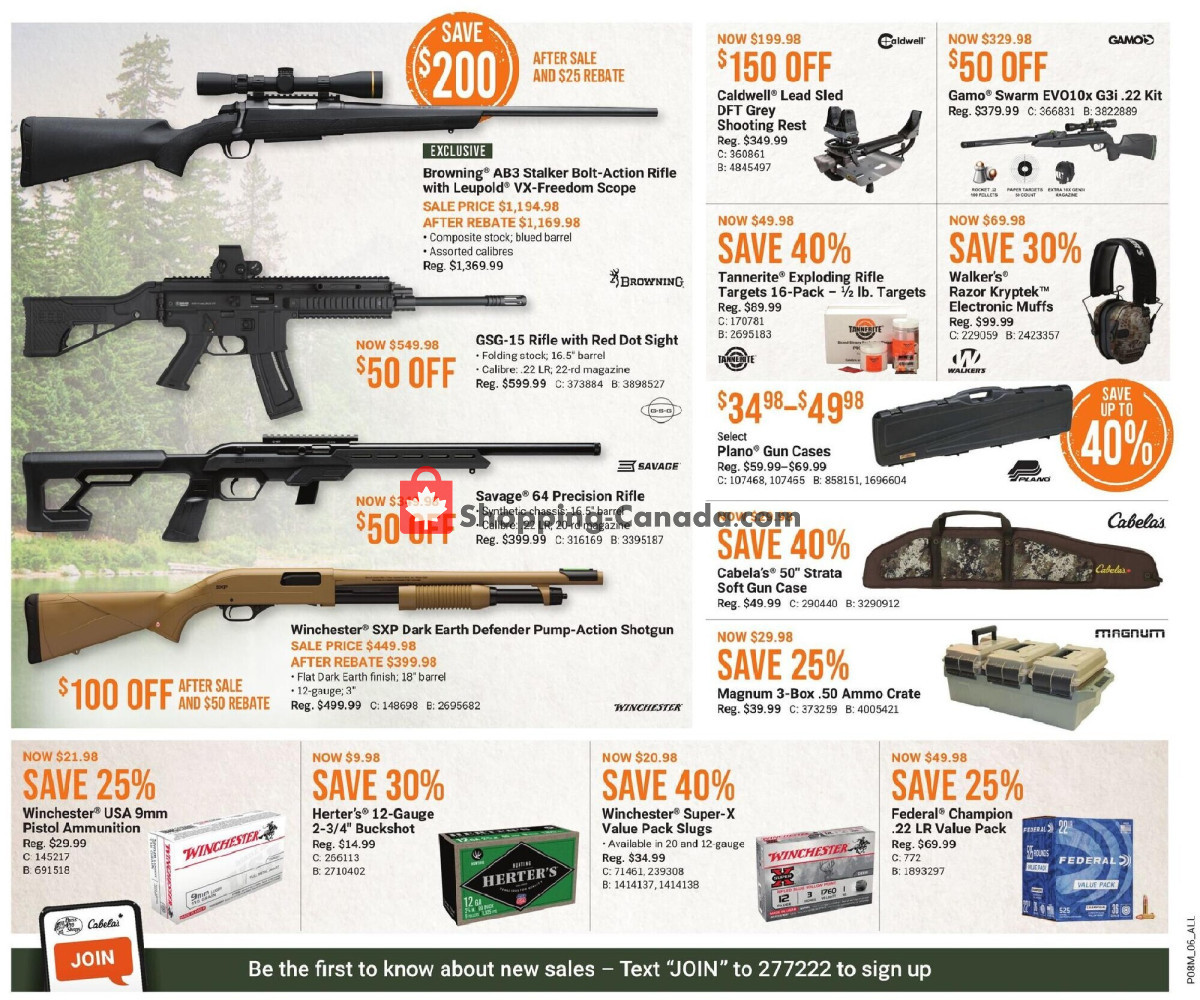 Cabela's flyer from Thursday May 23, 2024 to Wednesday June 5, 2024 - page 9
