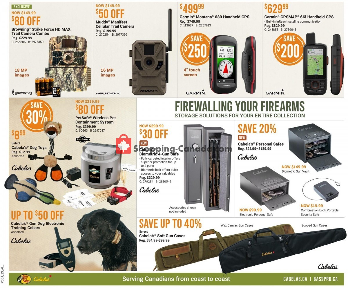 Cabela's Canada, flyer (Spring Fishing Classic) April 8 April 28