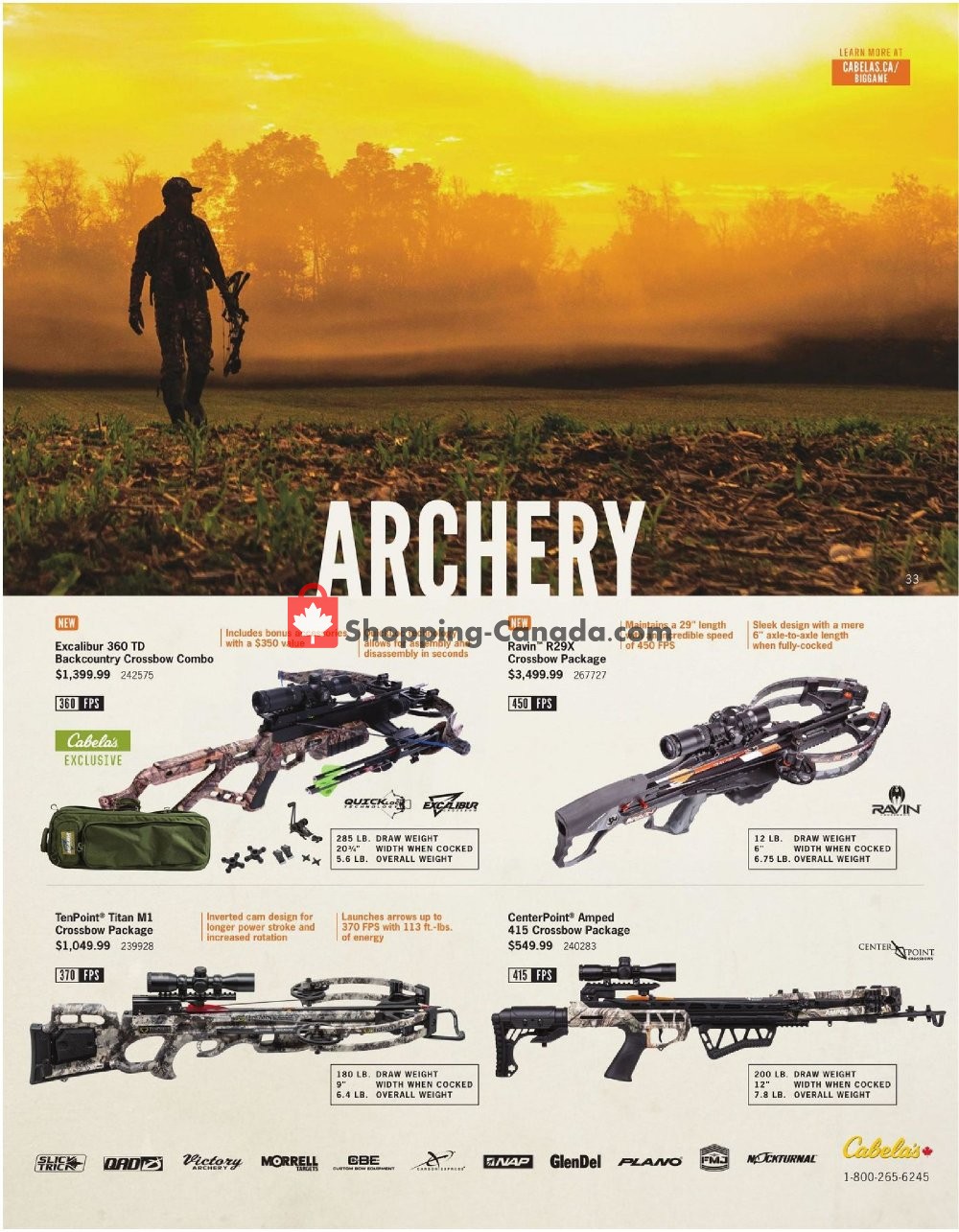 Cabela's flyer from Wednesday April 15, 2020 to Saturday May 16, 2020 - page 33