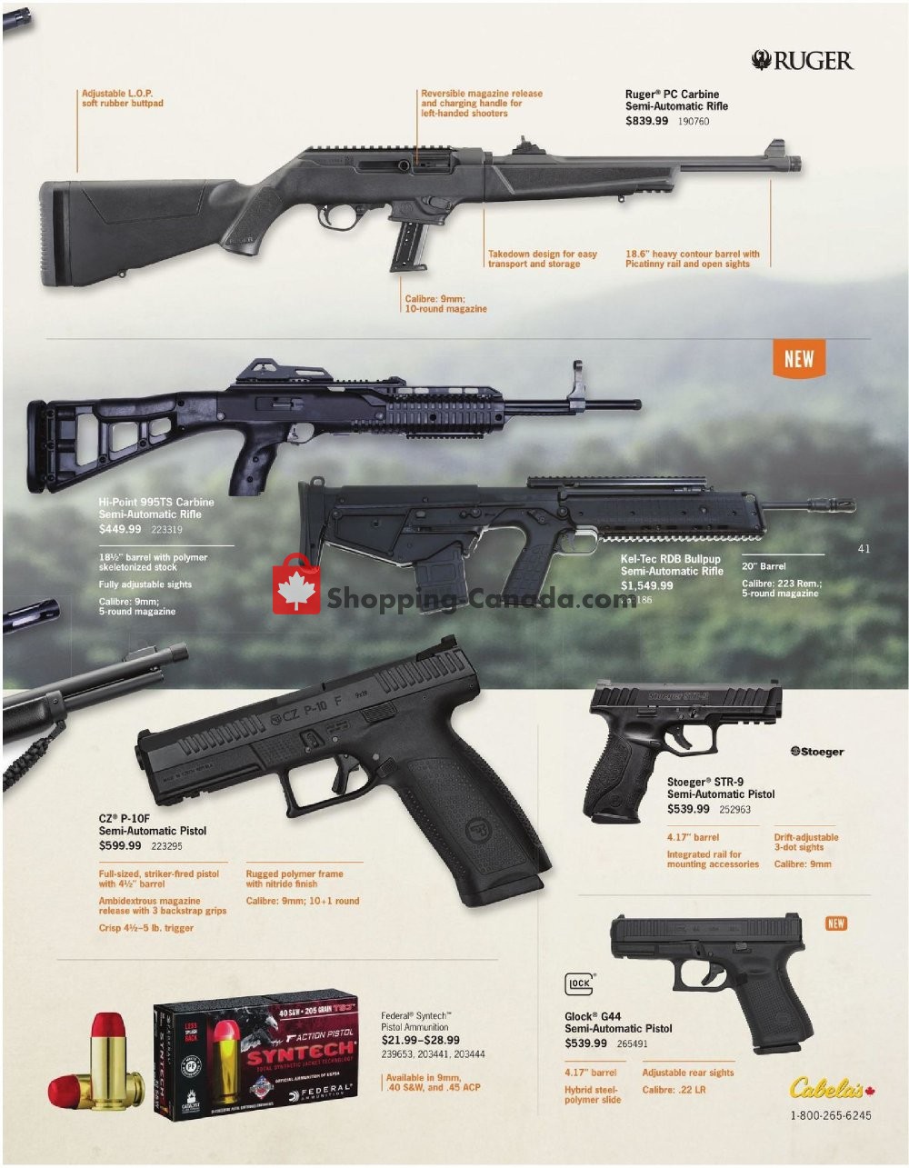 Cabela's flyer from Wednesday April 15, 2020 to Saturday May 16, 2020 - page 41