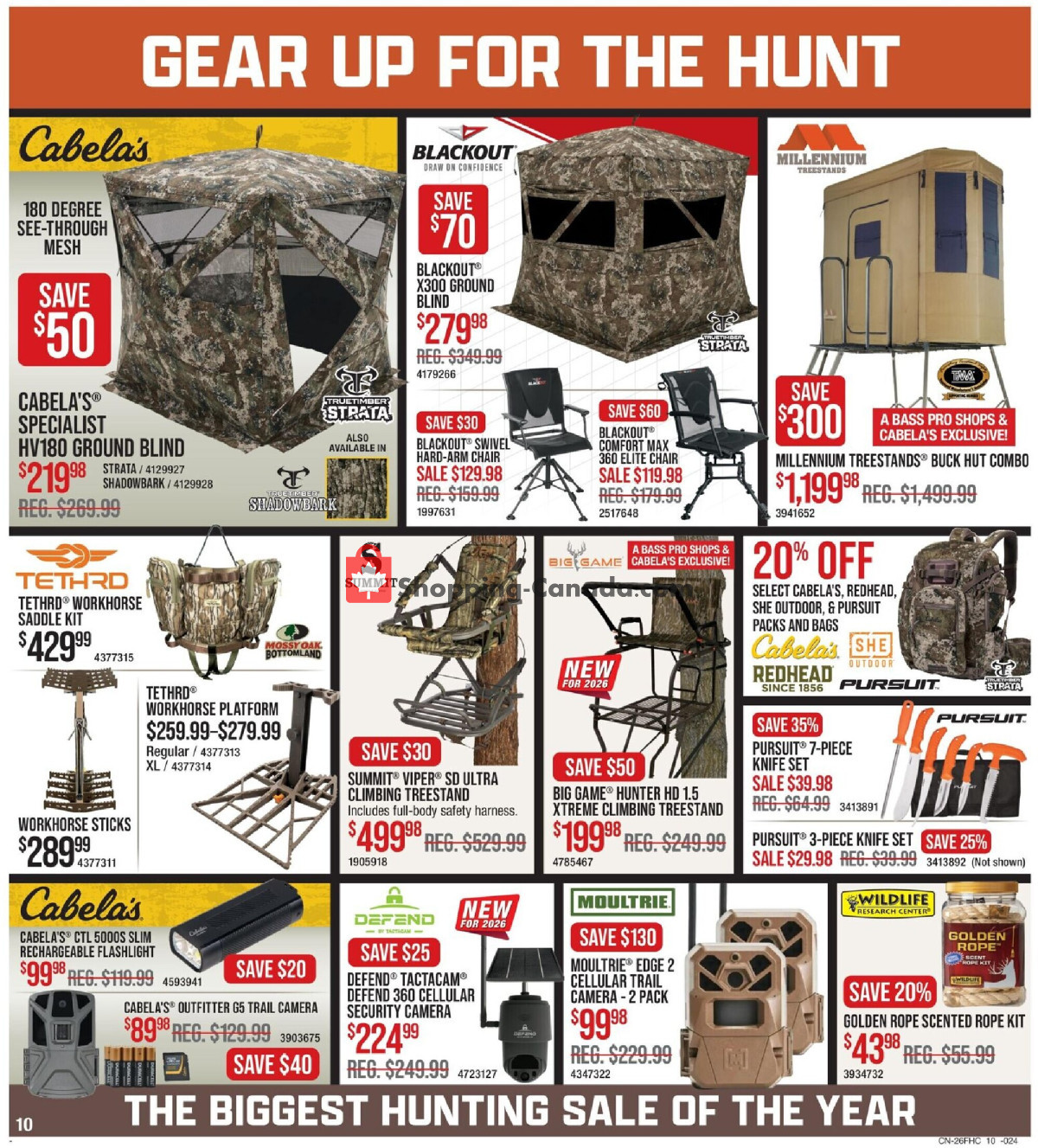 Cabela's flyer from Thursday August 6, 2026 to Wednesday August 26, 2026 - page 10