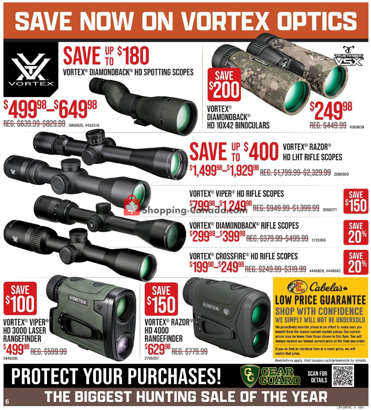 Cabela's flyer from Thursday August 6, 2026 to Wednesday August 26, 2026 - page 6