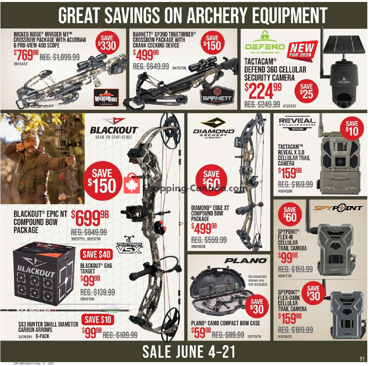 Cabela's flyer from Thursday June 4, 2026 to Sunday June 21, 2026 - page 11