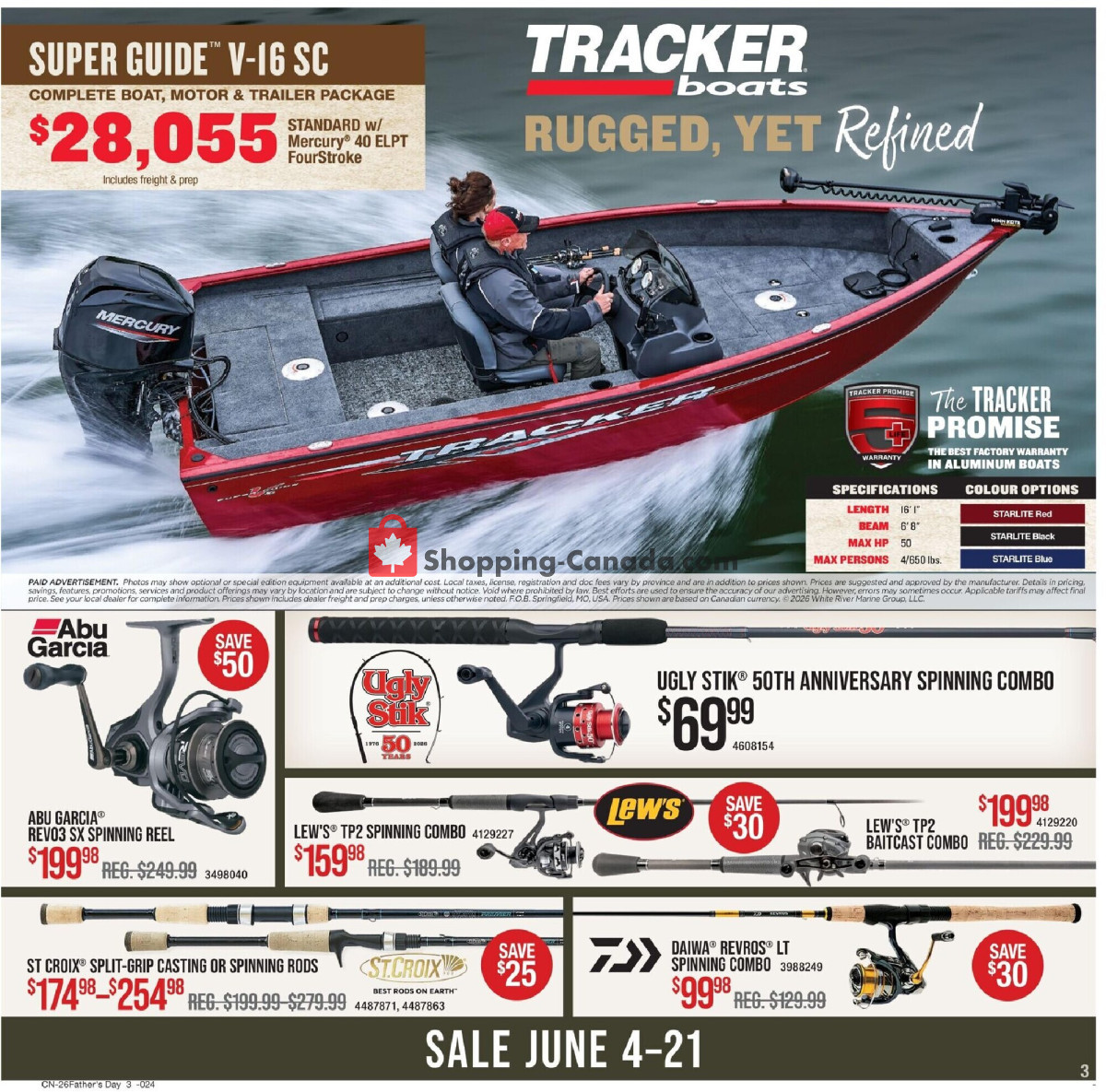 Cabela's flyer from Thursday June 4, 2026 to Sunday June 21, 2026 - page 3
