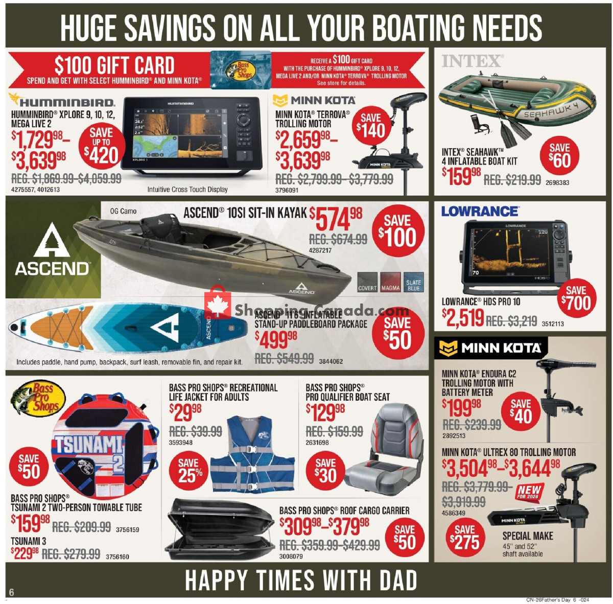 Cabela's flyer from Thursday June 4, 2026 to Sunday June 21, 2026 - page 6