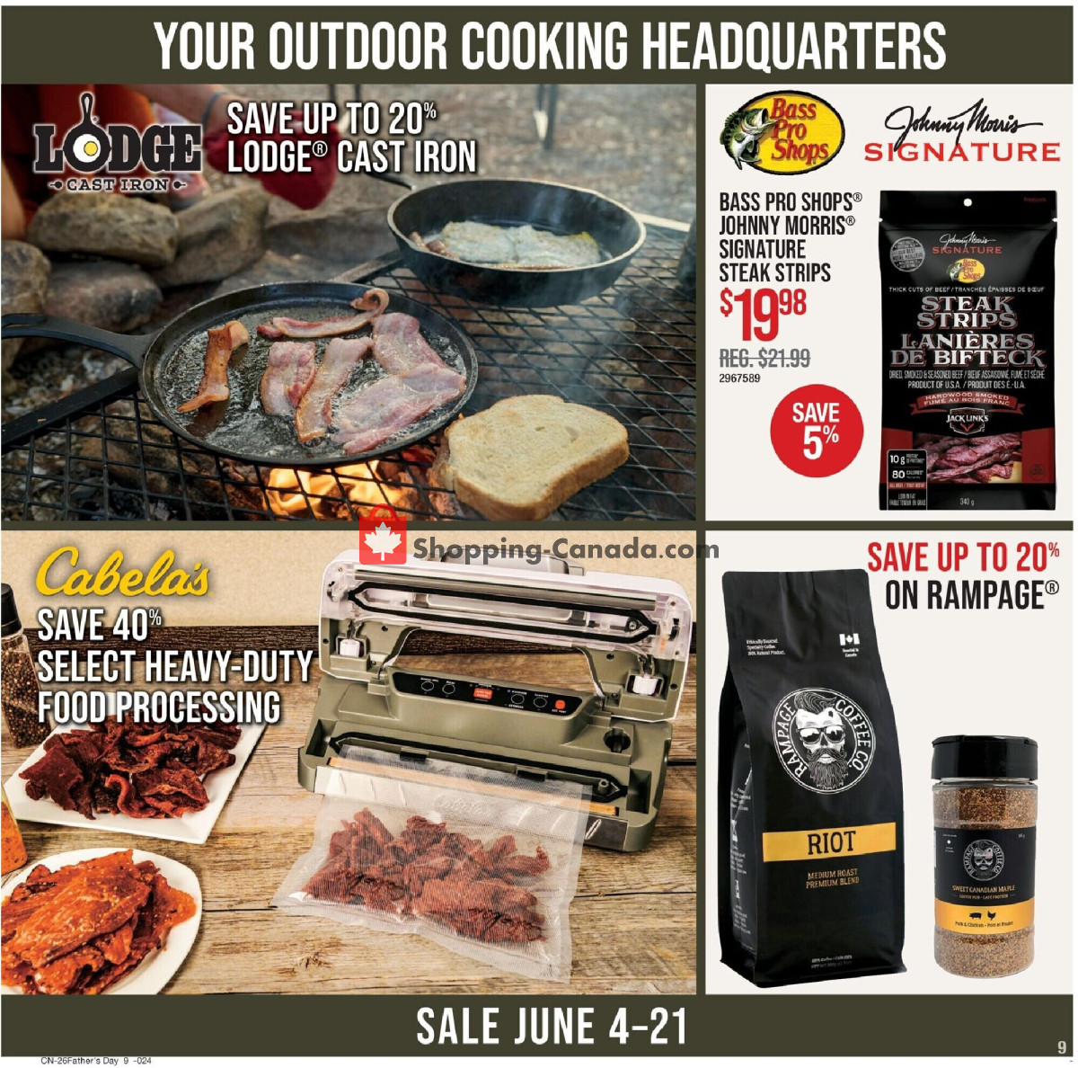 Cabela's flyer from Thursday June 4, 2026 to Sunday June 21, 2026 - page 9