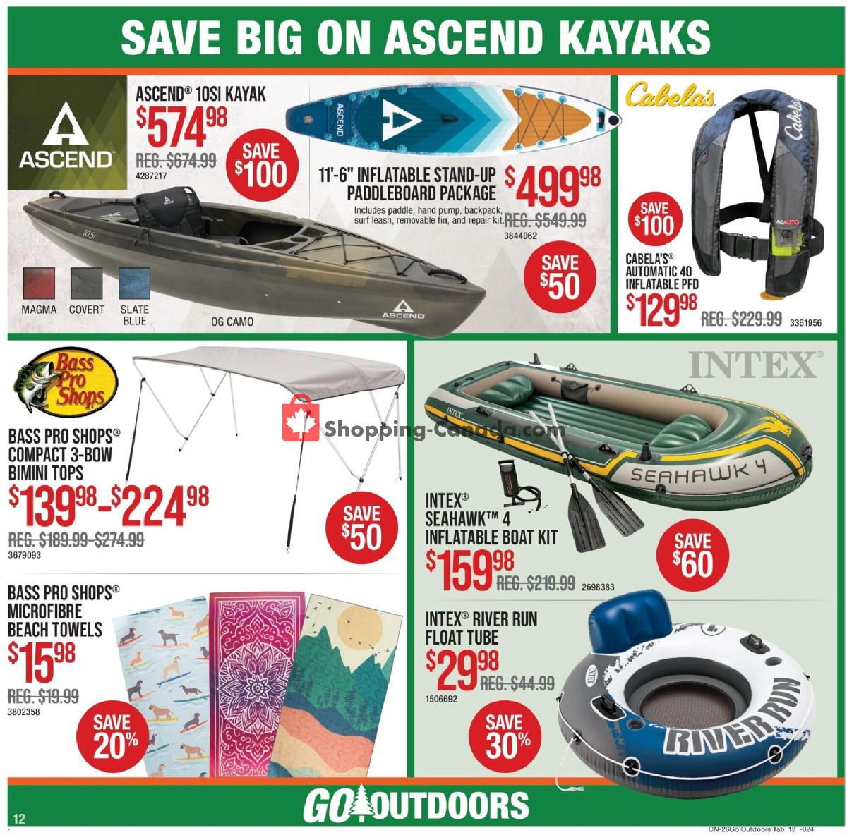 Cabela's flyer from Thursday May 7, 2026 to Wednesday May 27, 2026 - page 12