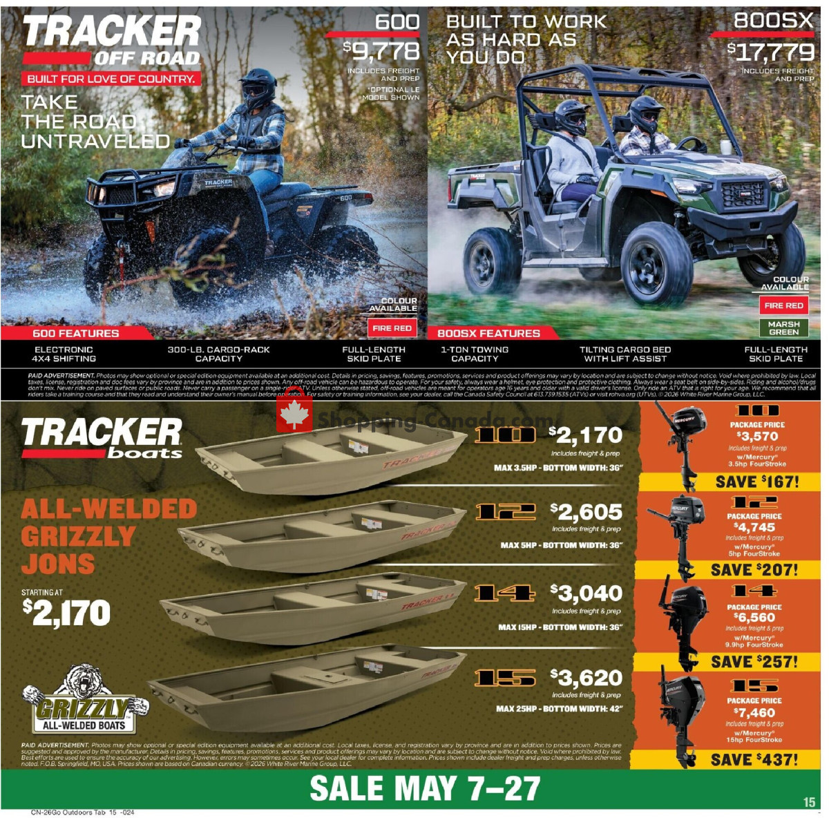 Cabela's flyer from Thursday May 7, 2026 to Wednesday May 27, 2026 - page 15