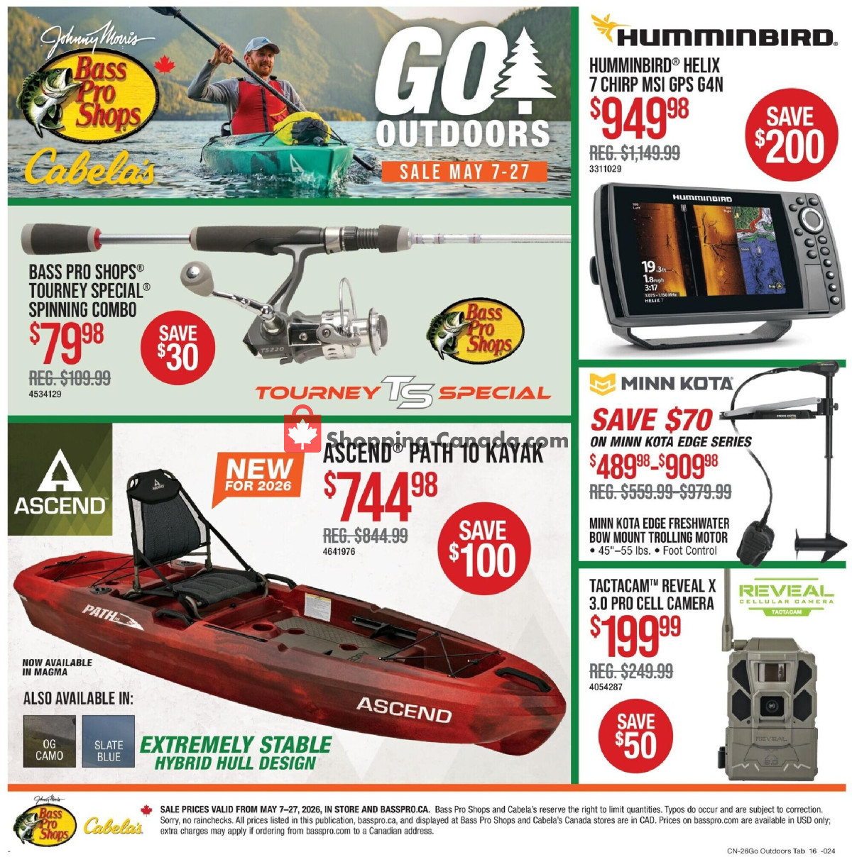 Cabela's flyer from Thursday May 7, 2026 to Wednesday May 27, 2026 - page 16