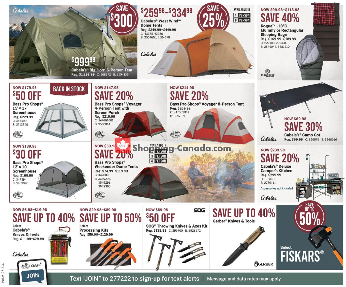 Cabela's flyer from Thursday April 11, 2024 to Wednesday May 1, 2024 - page 9