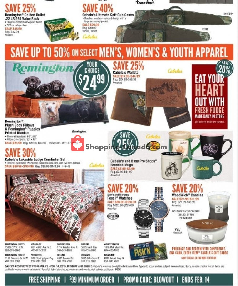 Cabela's flyer from Friday January 25, 2019 to Thursday February 14, 2019 - page 2