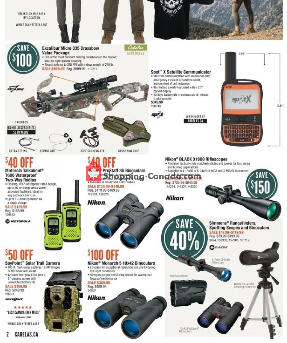 Cabela's flyer from Friday January 25, 2019 to Thursday February 14, 2019 - page 4