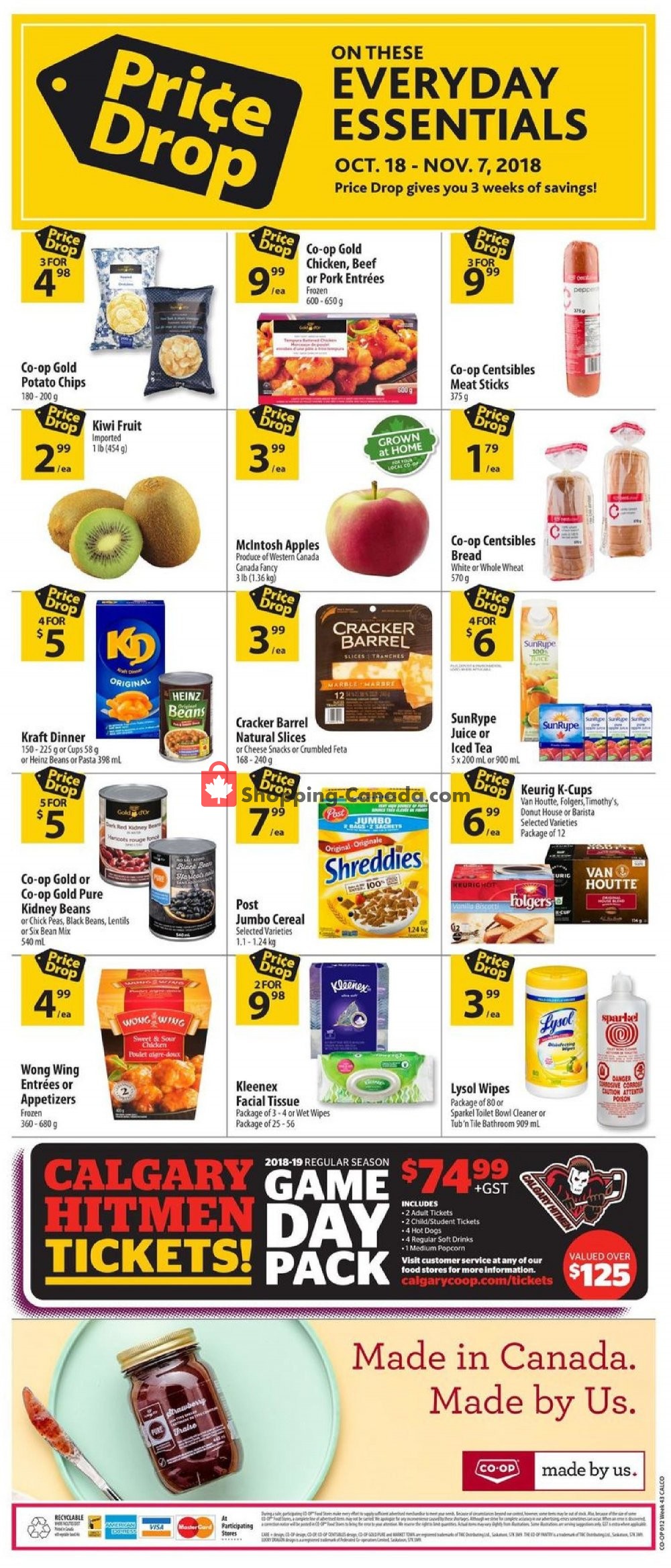 Calgary Co-op flyer from Thursday October 18, 2018 to Wednesday October 24, 2018 - page 12