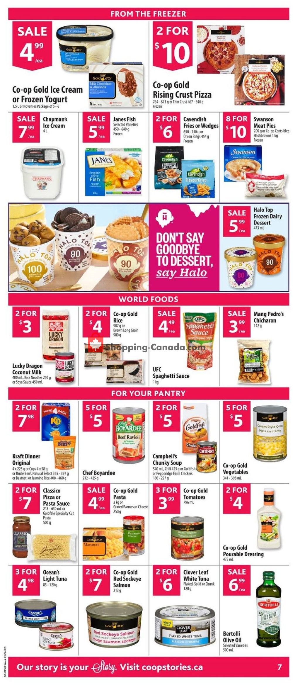 Calgary Co-op flyer from Thursday October 18, 2018 to Wednesday October 24, 2018 - page 7