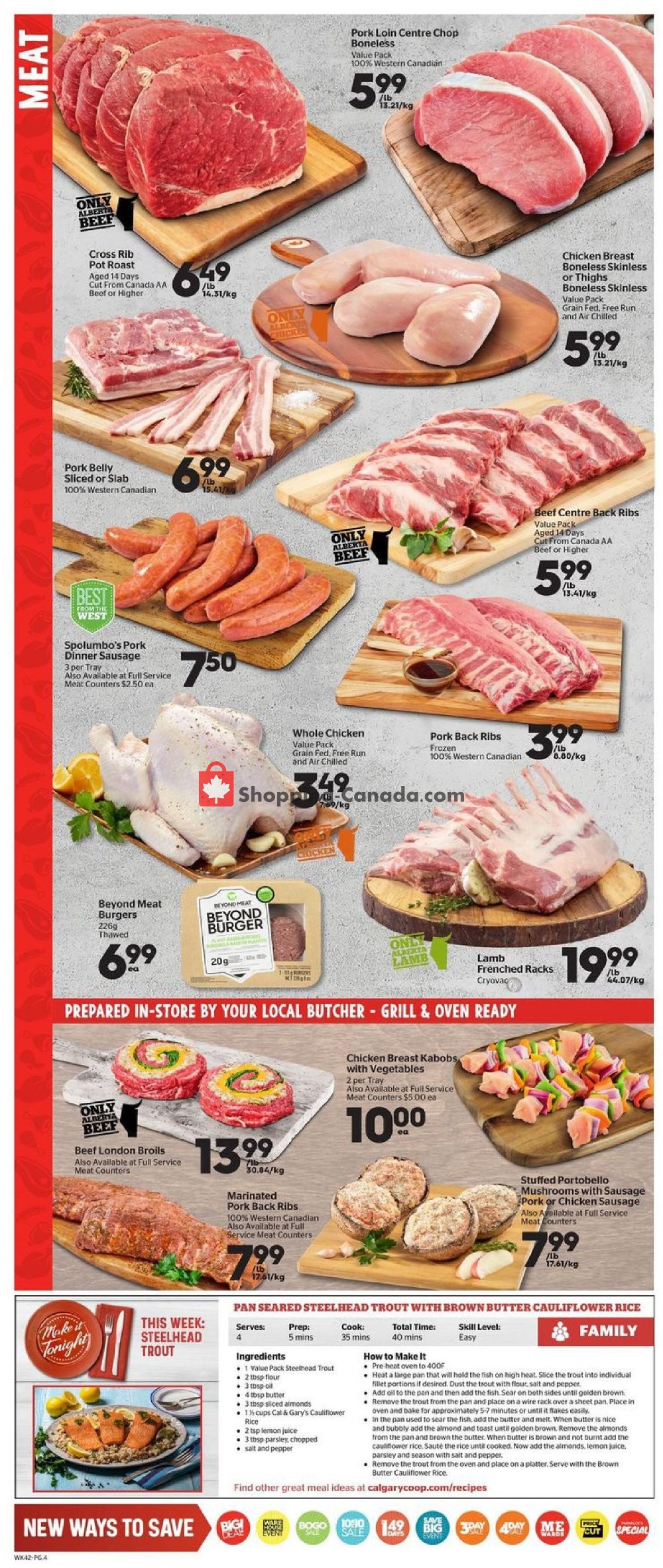 Calgary Co-op flyer from Thursday October 15, 2020 to Wednesday October 21, 2020 - page 4