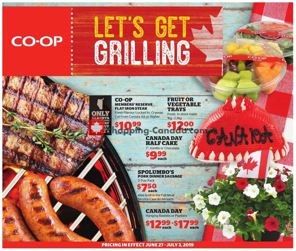 Calgary Co-op flyer from Thursday June 27, 2019 to Wednesday July 3, 2019 - page 1