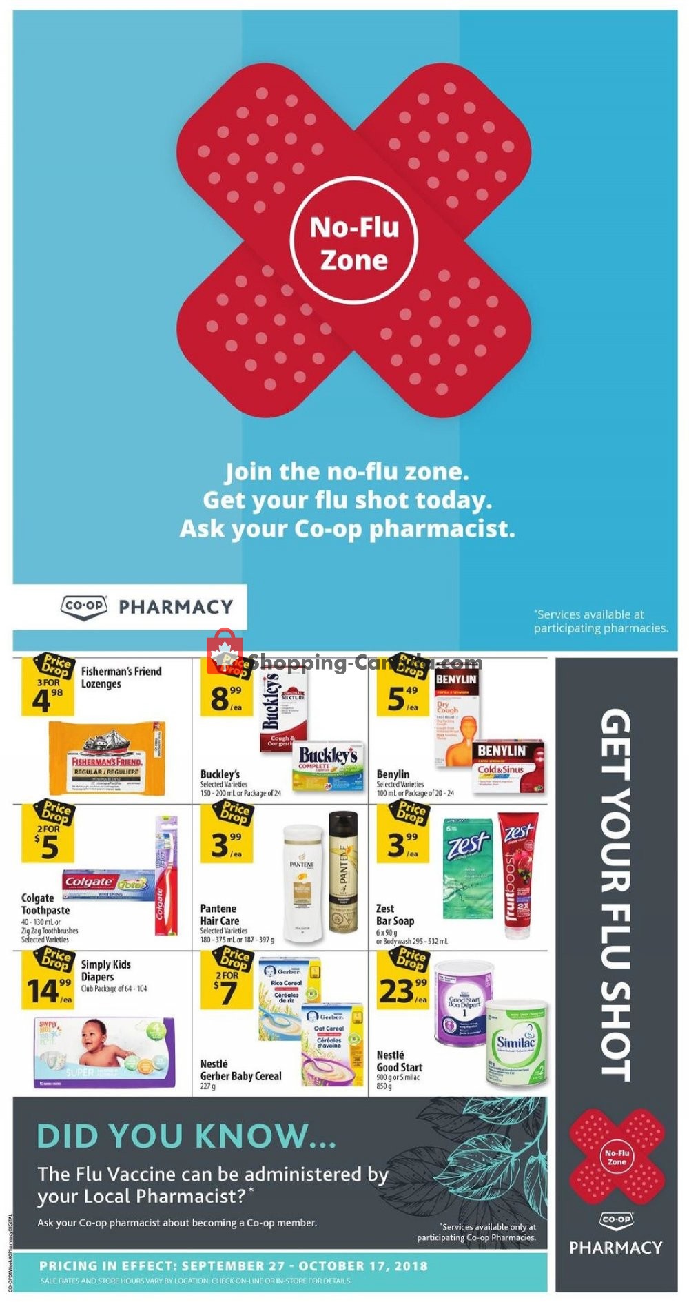Calgary Co-op flyer from Thursday September 27, 2018 to Wednesday October 17, 2018 - page 1
