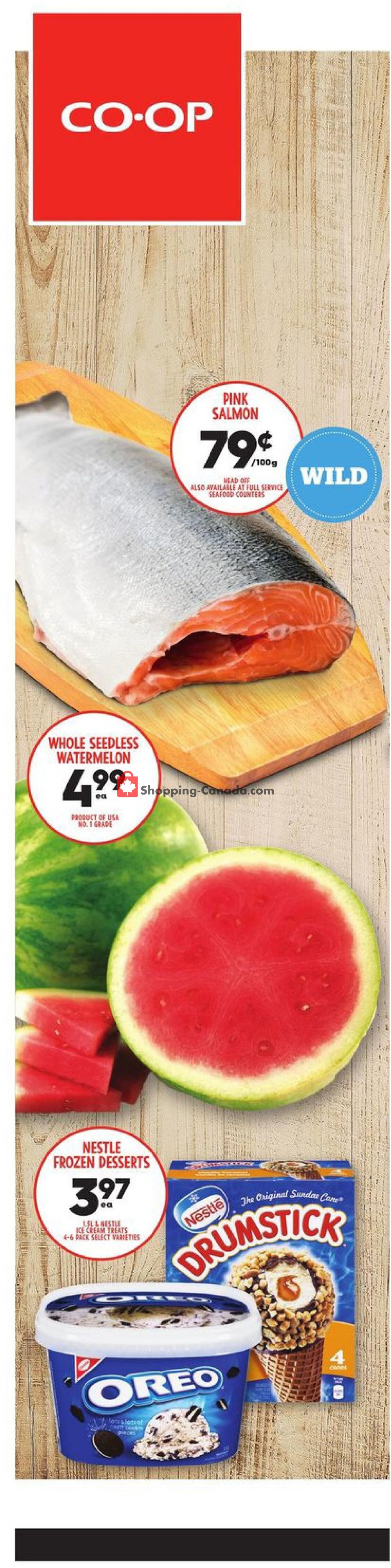 Calgary Co-op flyer from Thursday August 6, 2020 to Wednesday August 12, 2020 - page 1