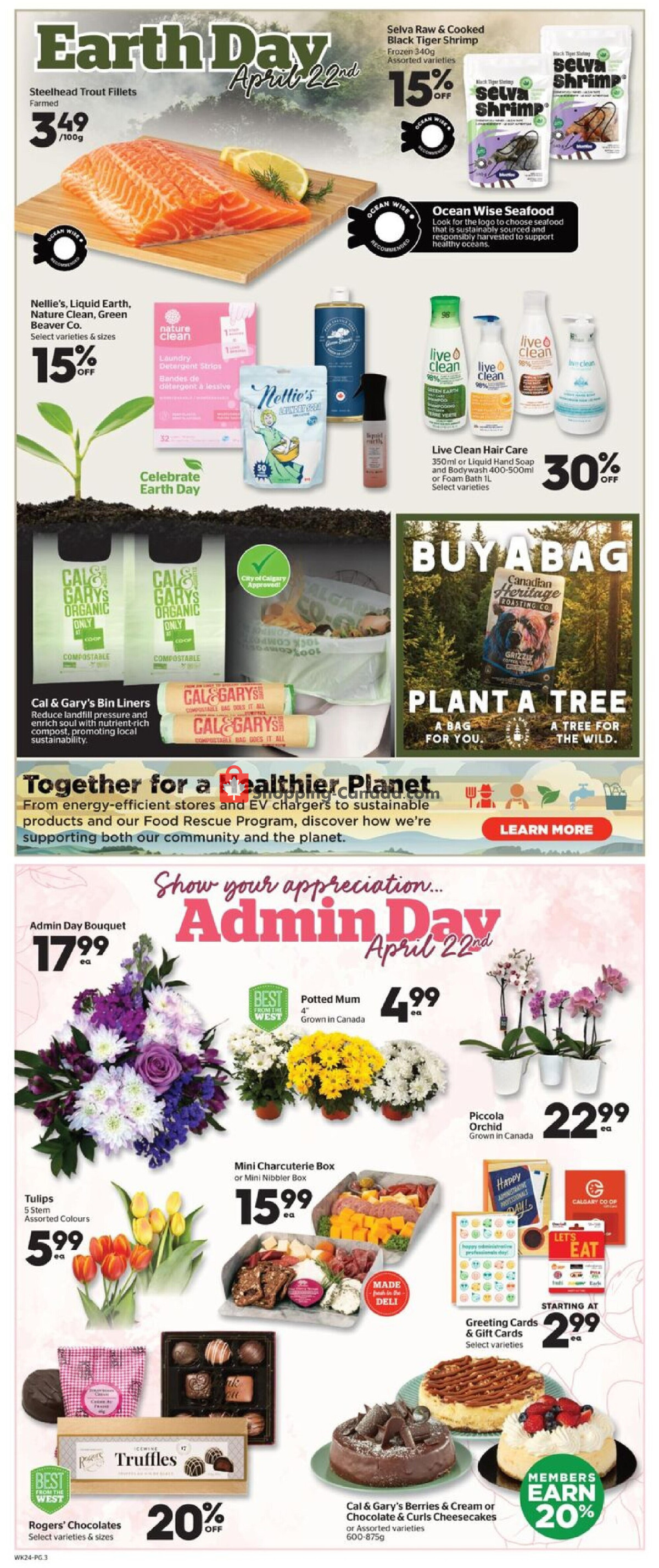 Calgary Co-op flyer from Thursday April 16, 2026 to Wednesday April 22, 2026 - page 3
