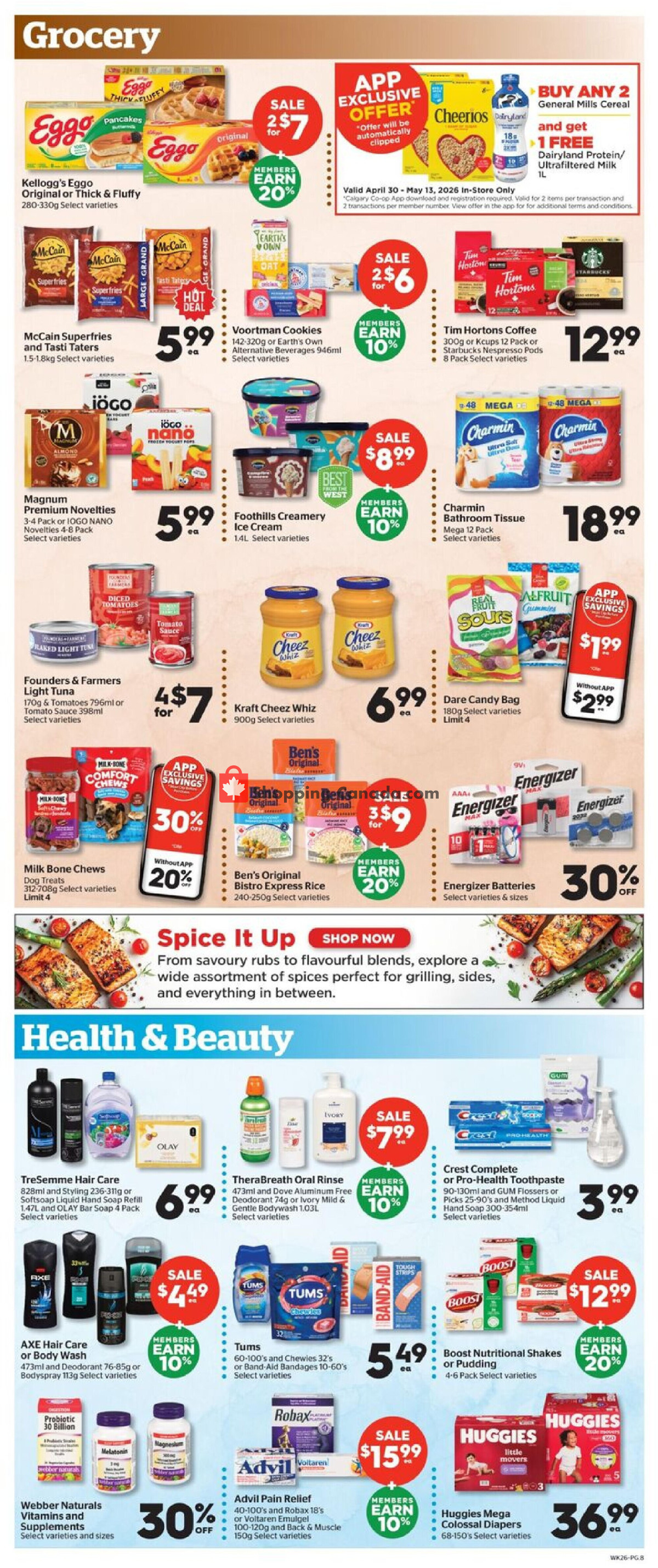 Calgary Co-op flyer from Thursday April 30, 2026 to Wednesday May 6, 2026 - page 8