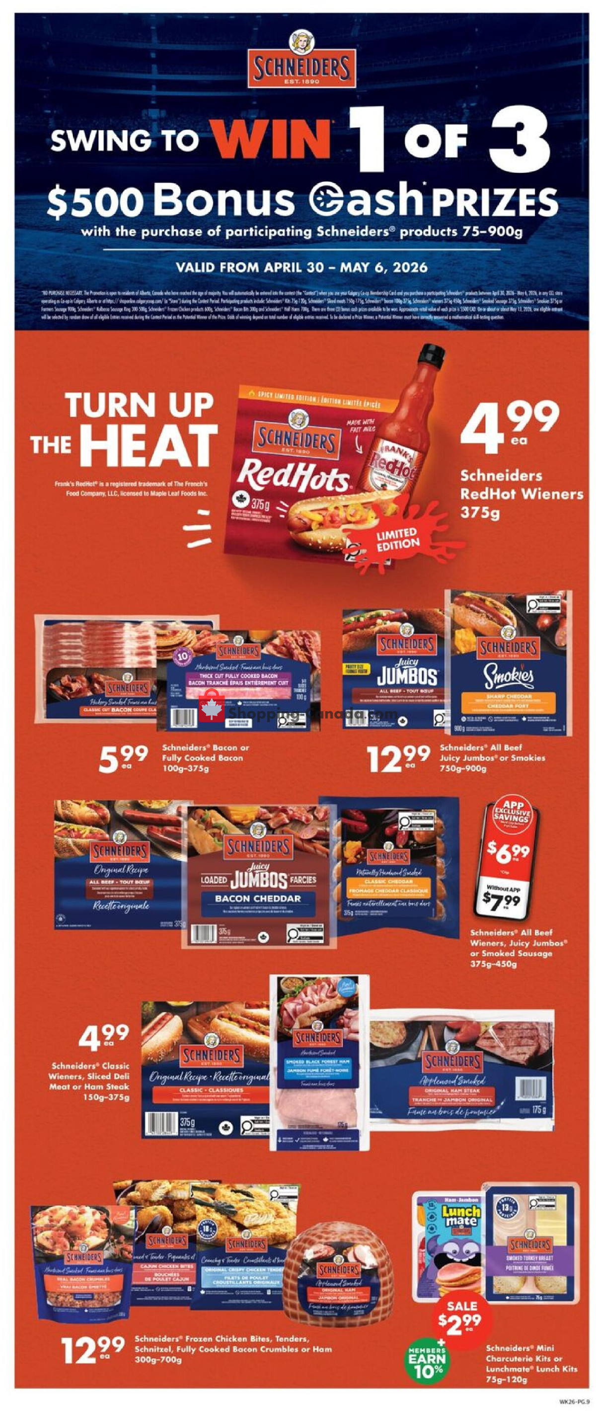 Calgary Co-op flyer from Thursday April 30, 2026 to Wednesday May 6, 2026 - page 9