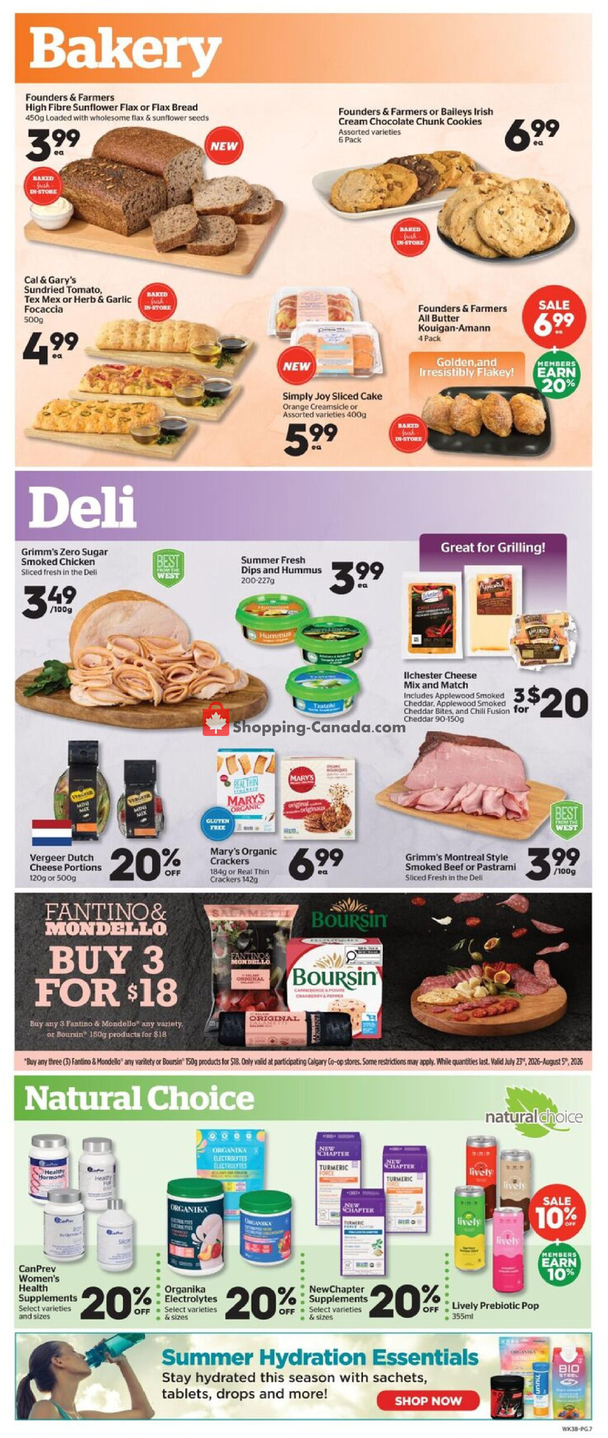 Calgary Co-op flyer from Thursday July 23, 2026 to Wednesday July 29, 2026 - page 7