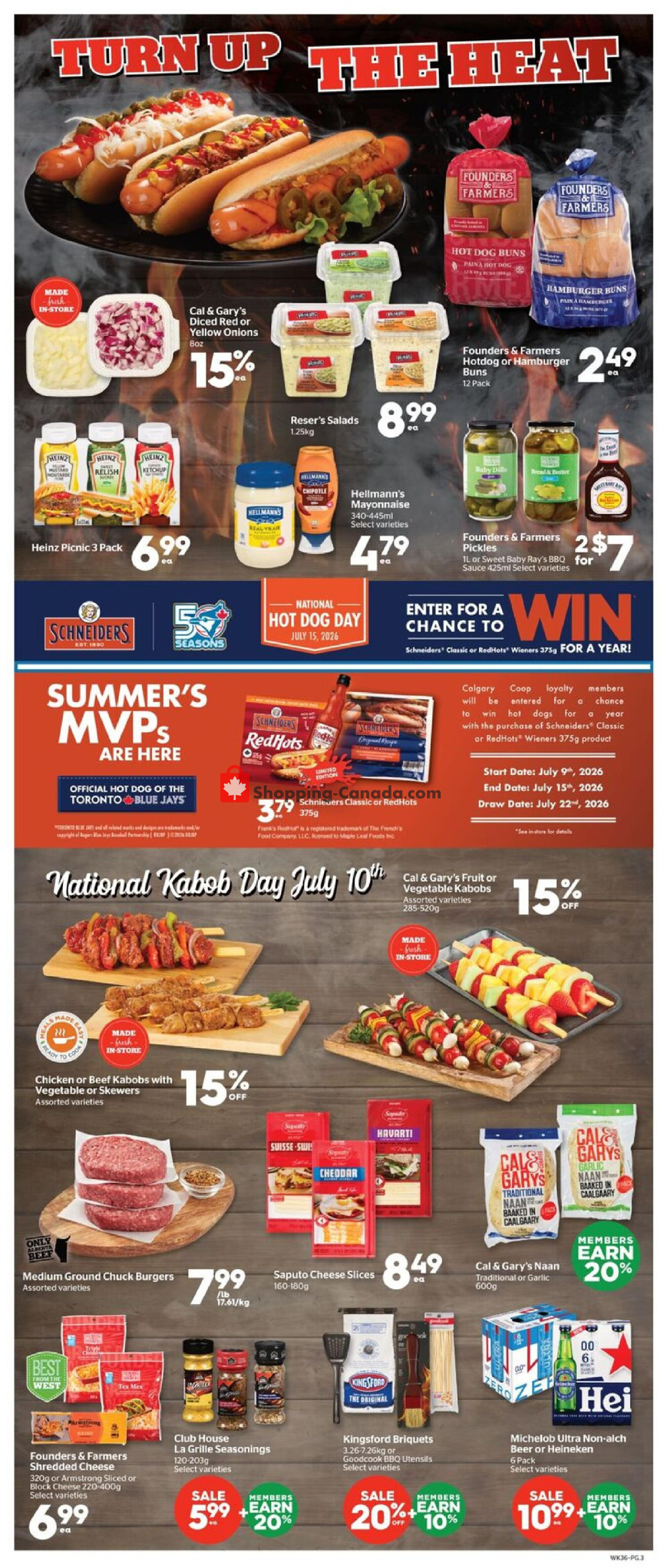 Calgary Co-op flyer from Thursday July 9, 2026 to Wednesday July 15, 2026 - page 3