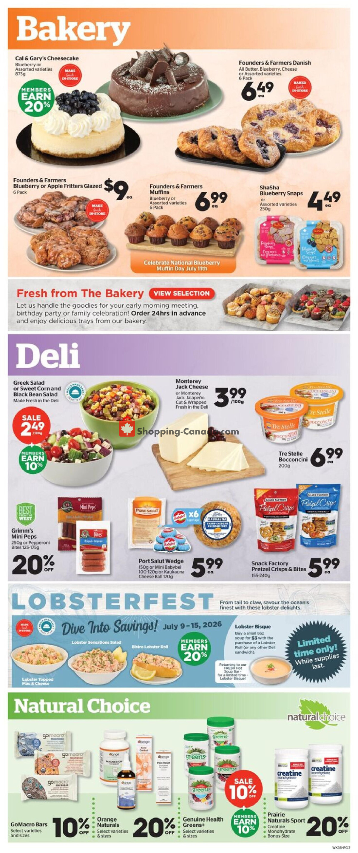 Calgary Co-op flyer from Thursday July 9, 2026 to Wednesday July 15, 2026 - page 7