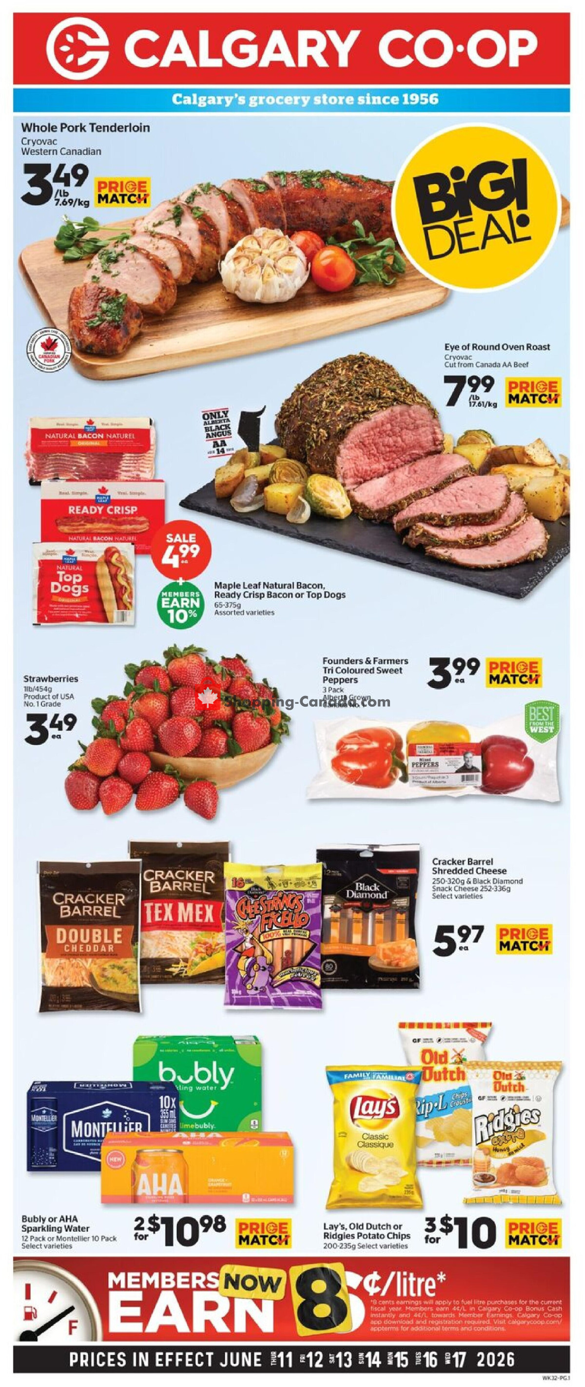 Calgary Co-op flyer from Thursday June 11, 2026 to Wednesday June 17, 2026 - page 1