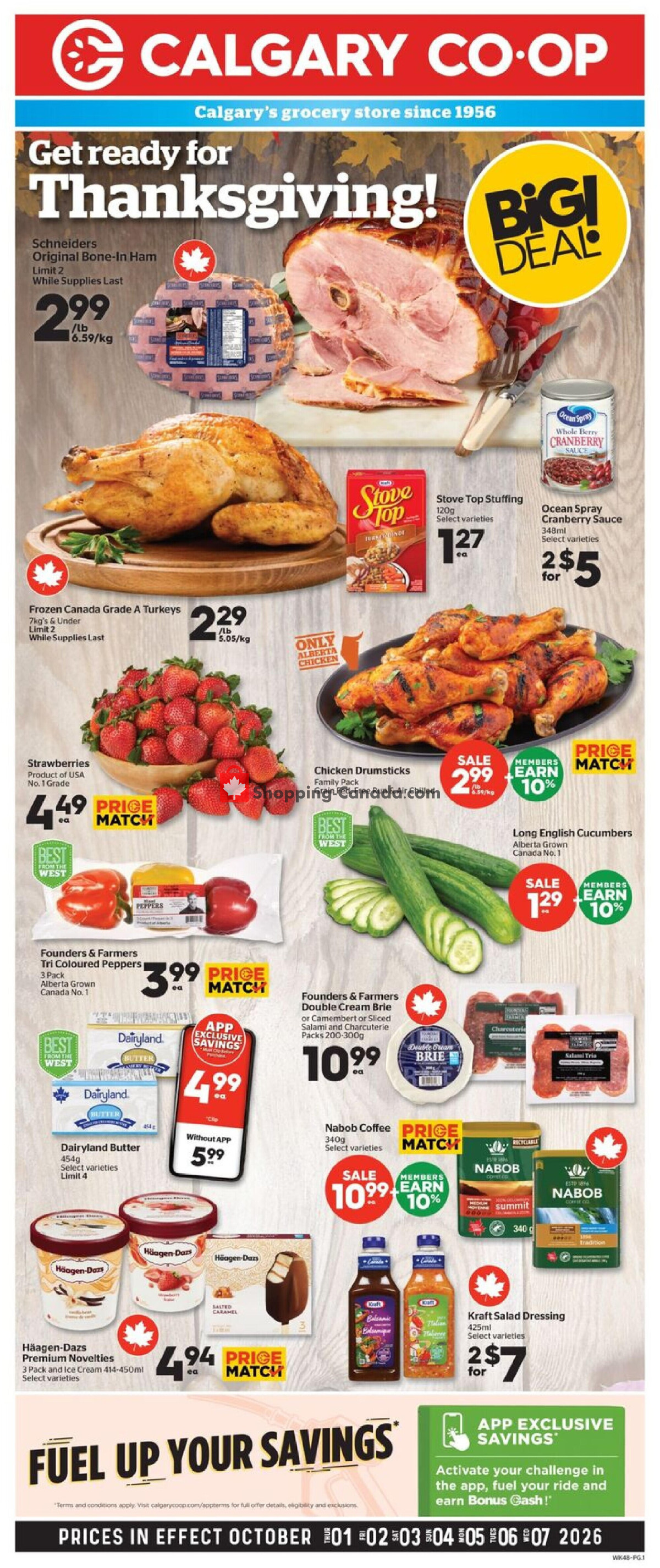 Calgary Co-op flyer from Thursday October 1, 2026 to Wednesday October 7, 2026 - page 2