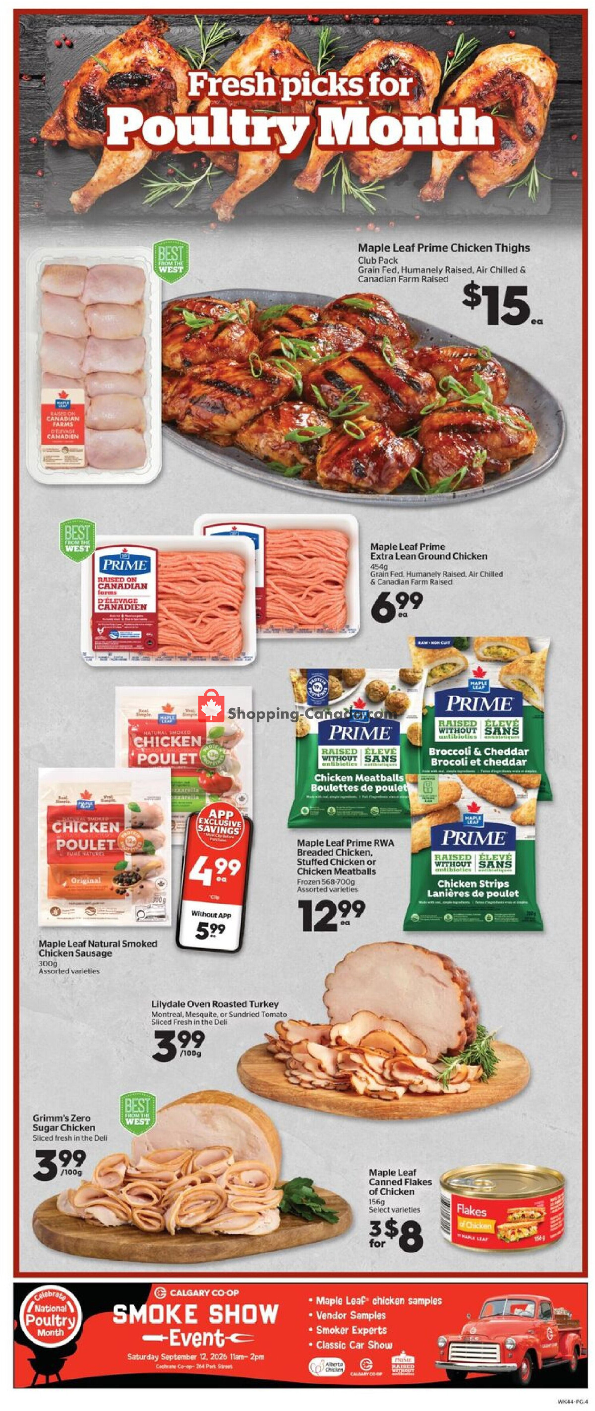 Calgary Co-op flyer from Thursday September 3, 2026 to Wednesday September 9, 2026 - page 4