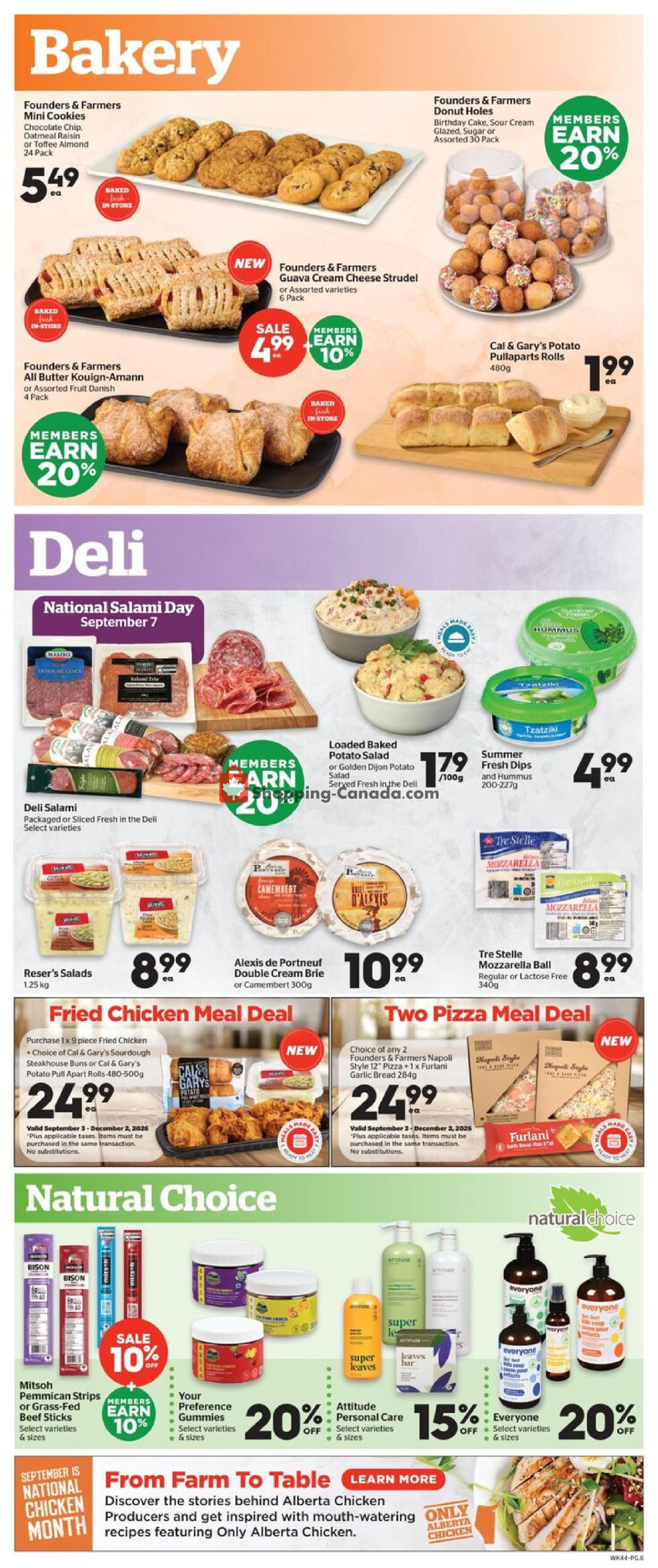 Calgary Co-op flyer from Thursday September 3, 2026 to Wednesday September 9, 2026 - page 6
