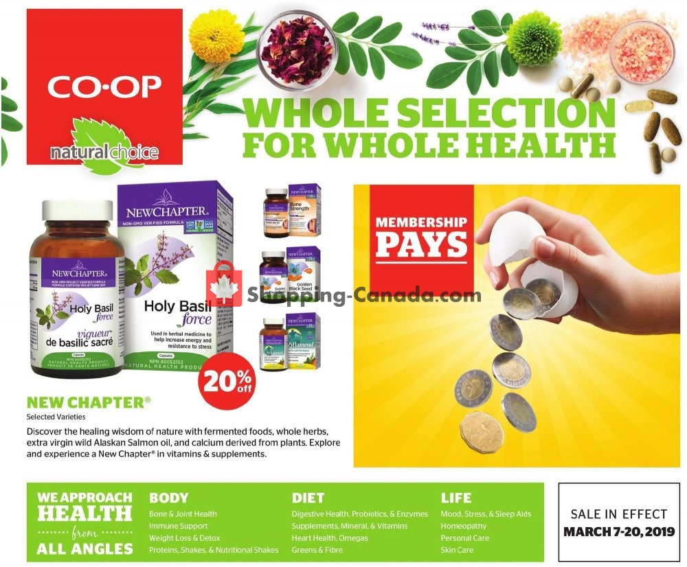 Calgary Co-op flyer from Thursday March 7, 2019 to Wednesday March 20, 2019 - page 1