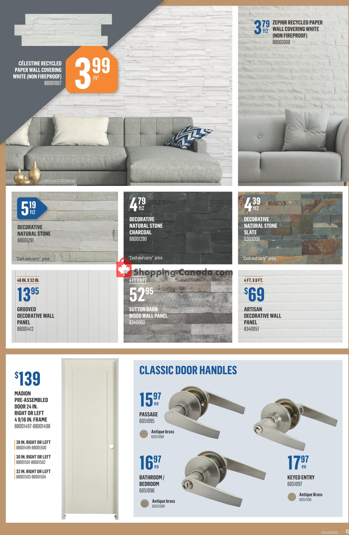 Canac flyer from Thursday January 25, 2024 to Wednesday January 31, 2024 - page 11