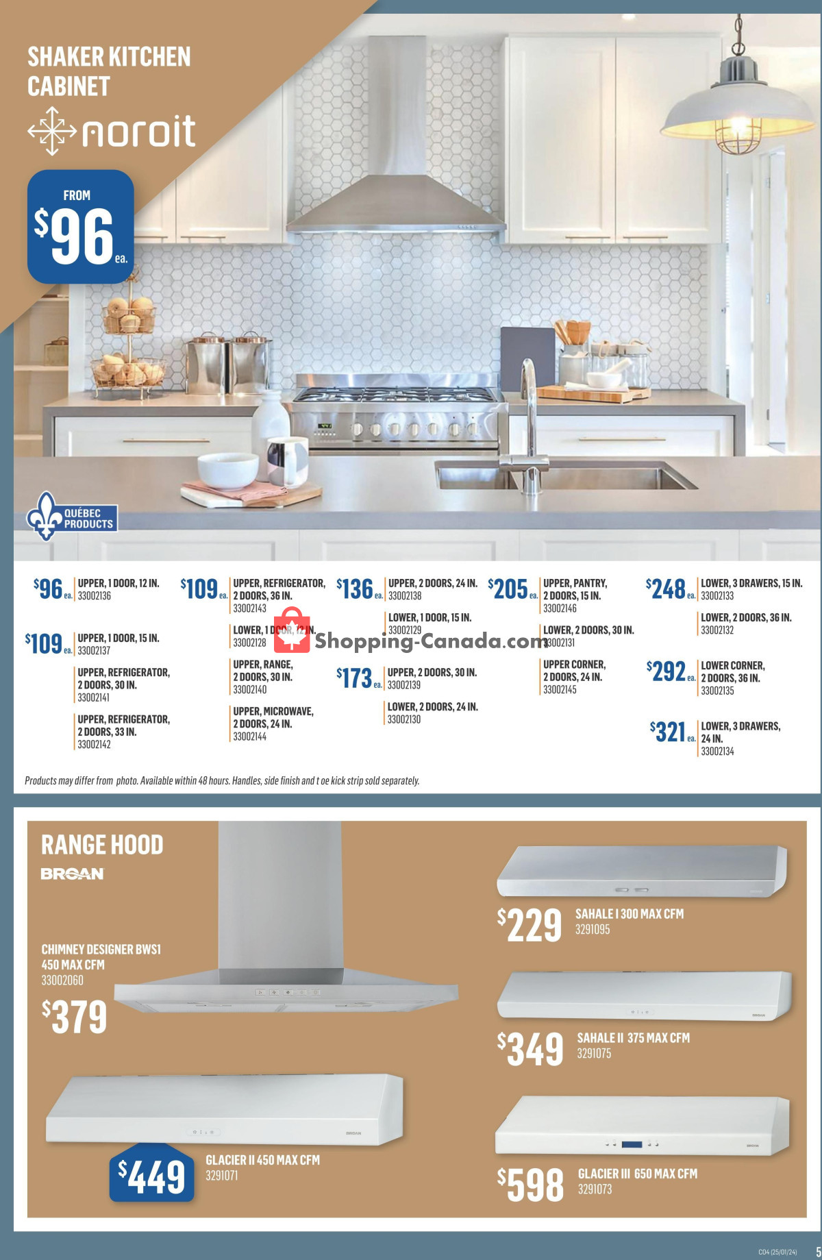 Canac flyer from Thursday January 25, 2024 to Wednesday January 31, 2024 - page 5