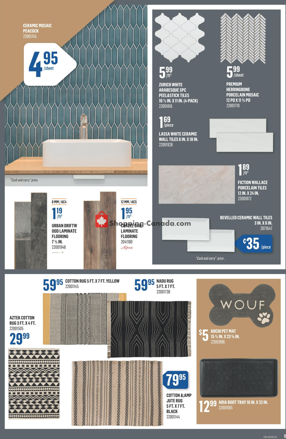 Canac flyer from Thursday January 25, 2024 to Wednesday January 31, 2024 - page 9
