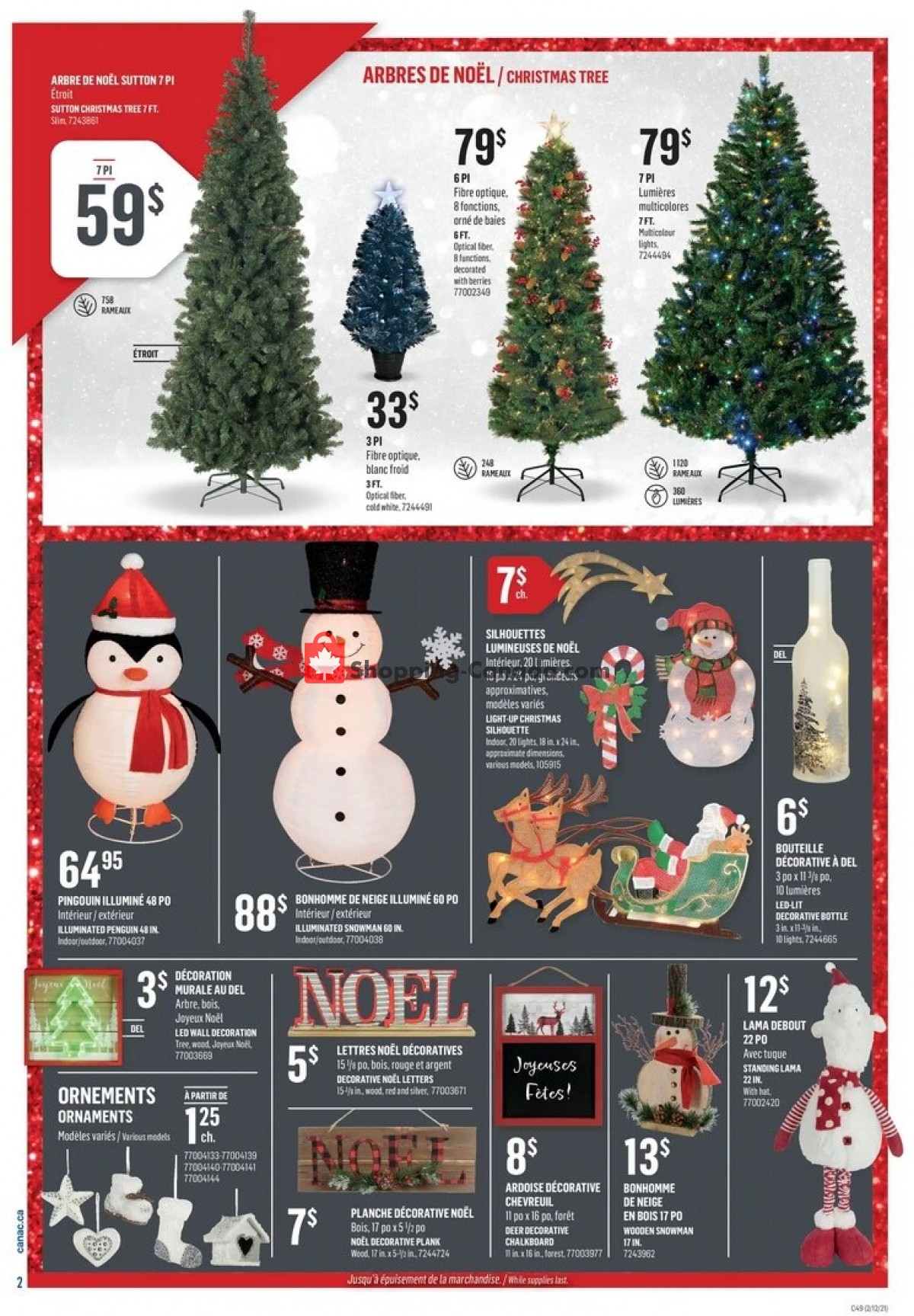 Canac flyer from Thursday December 2, 2021 to Wednesday December 8, 2021 - page 2