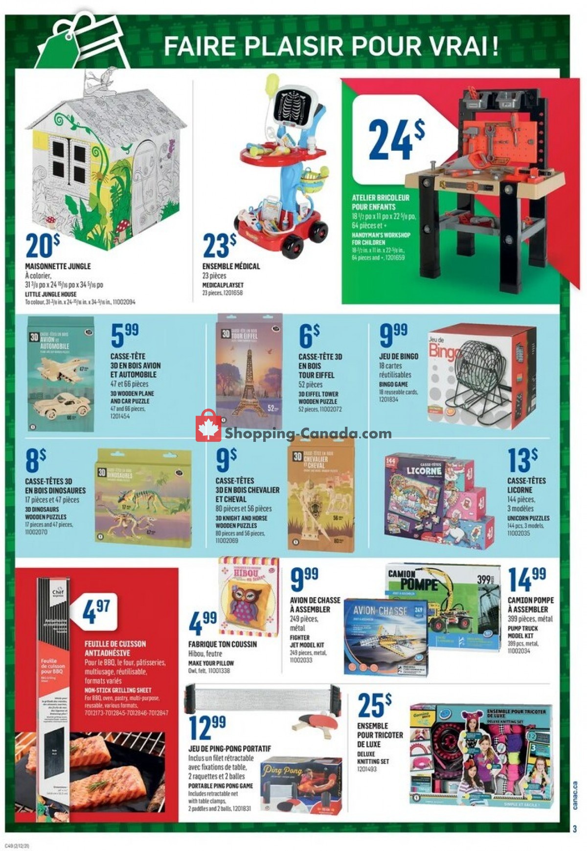 Canac flyer from Thursday December 2, 2021 to Wednesday December 8, 2021 - page 3