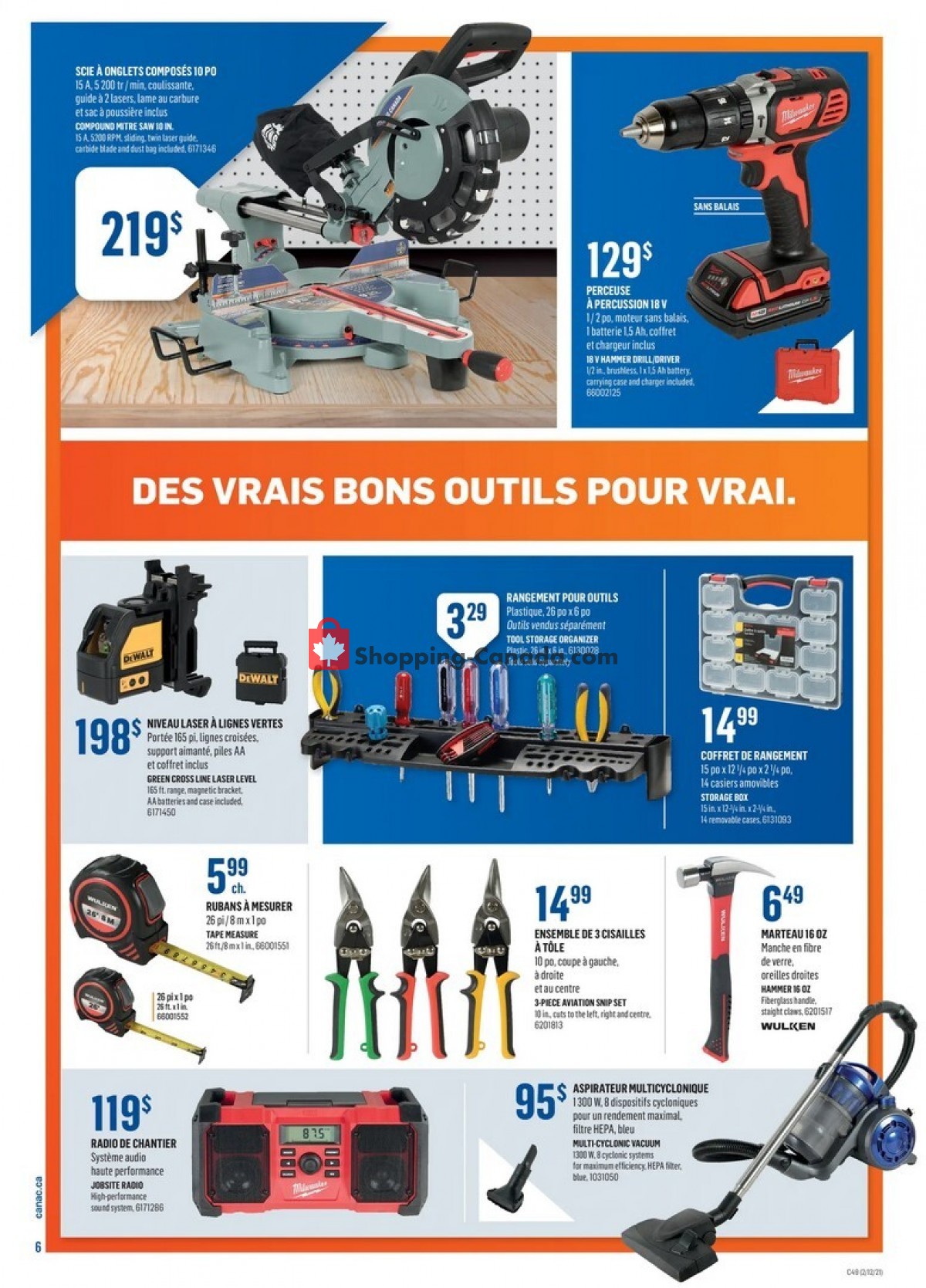 Canac flyer from Thursday December 2, 2021 to Wednesday December 8, 2021 - page 6