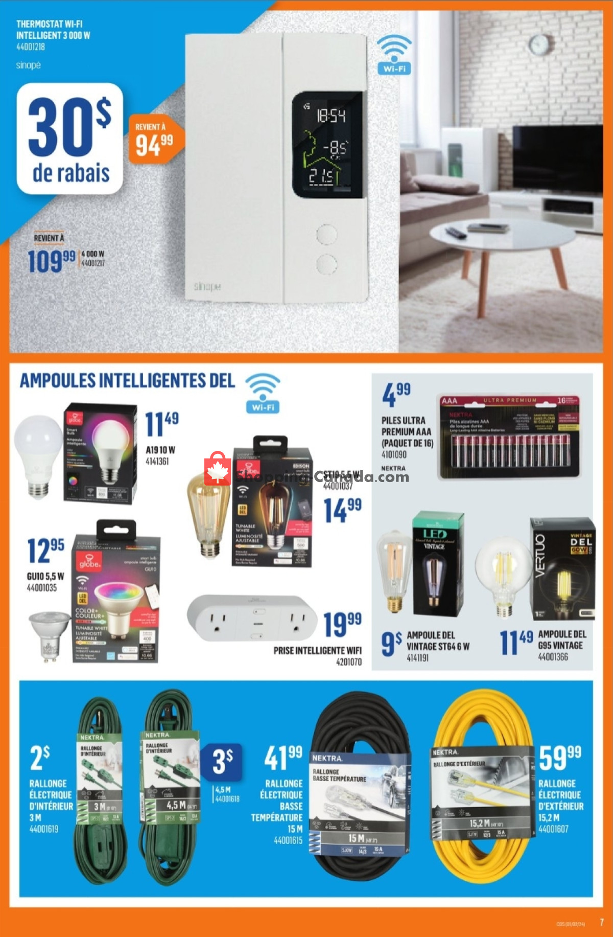 Canac flyer from Thursday February 1, 2024 to Wednesday February 7, 2024 - page 7