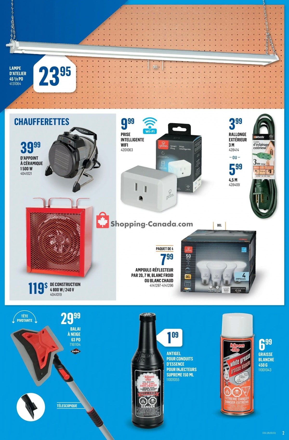 Canac flyer from Thursday January 26, 2023 to Wednesday February 1, 2023 - page 2