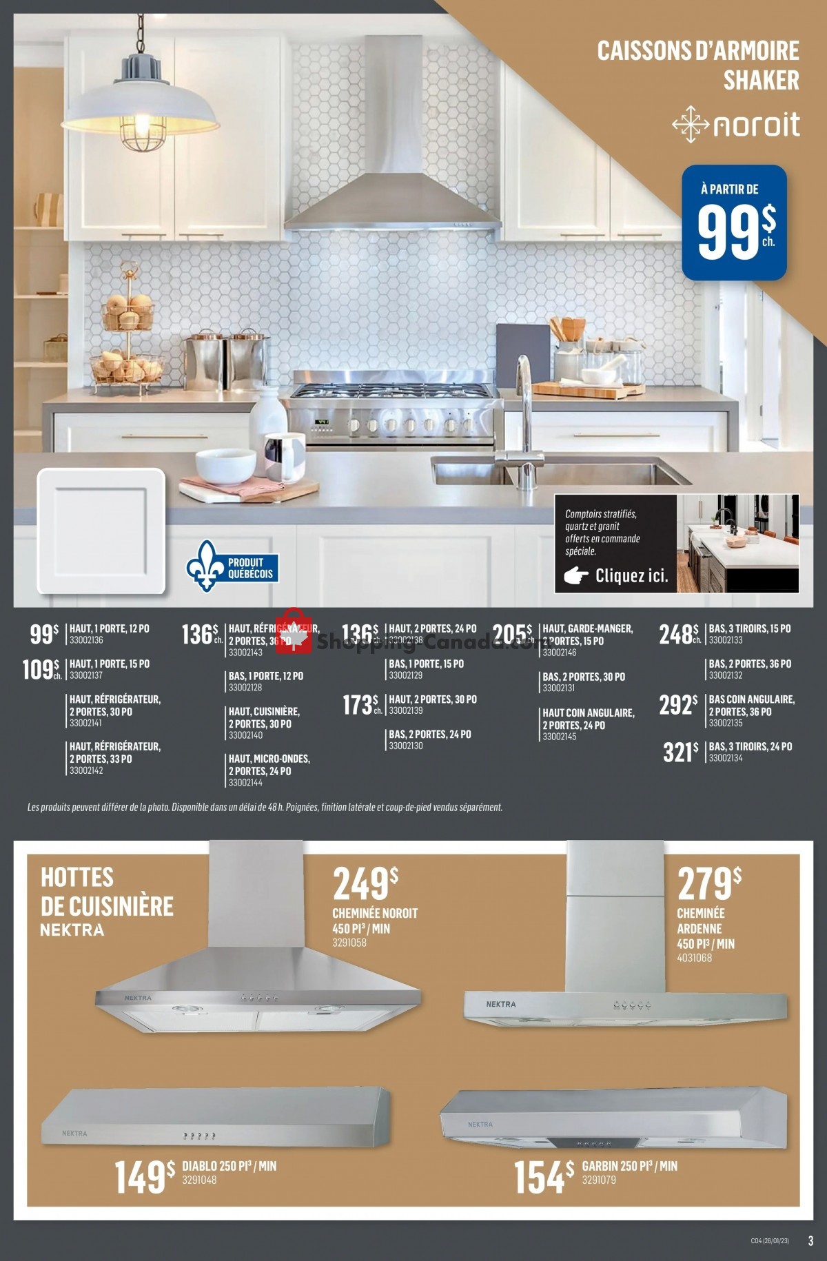 Canac flyer from Thursday January 26, 2023 to Wednesday February 1, 2023 - page 3