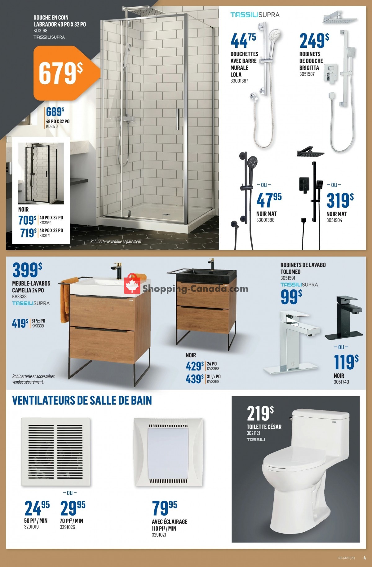 Canac flyer from Thursday January 26, 2023 to Wednesday February 1, 2023 - page 4