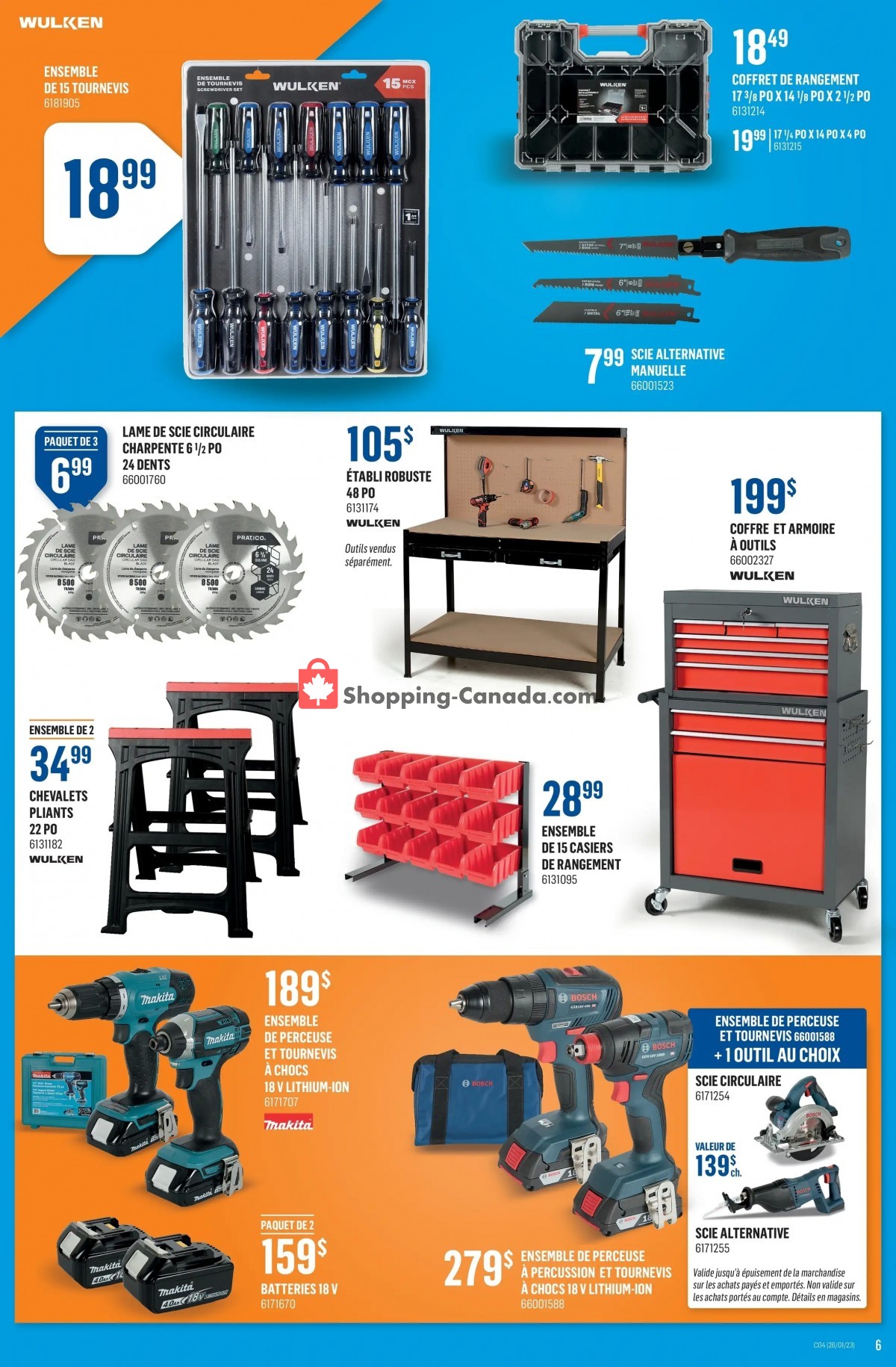 Canac flyer from Thursday January 26, 2023 to Wednesday February 1, 2023 - page 6