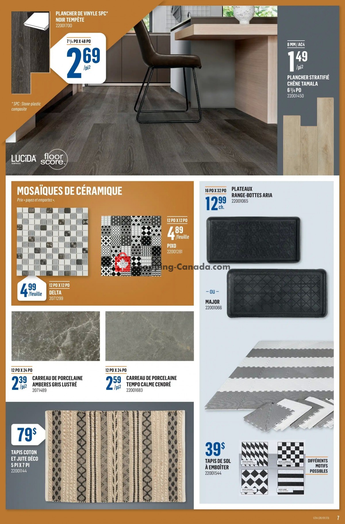 Canac flyer from Thursday January 26, 2023 to Wednesday February 1, 2023 - page 7