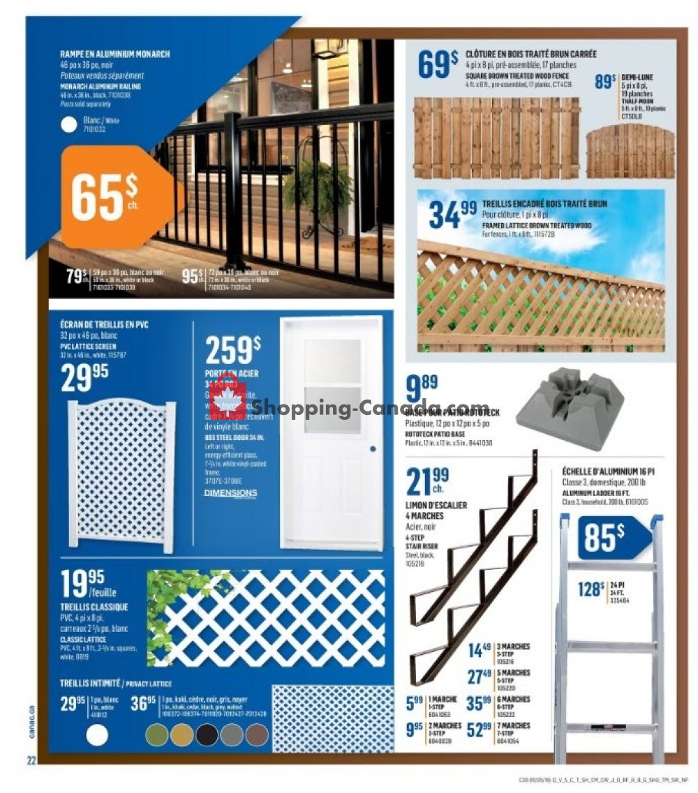 Canac flyer from Thursday May 16, 2019 to Wednesday May 22, 2019 - page 22