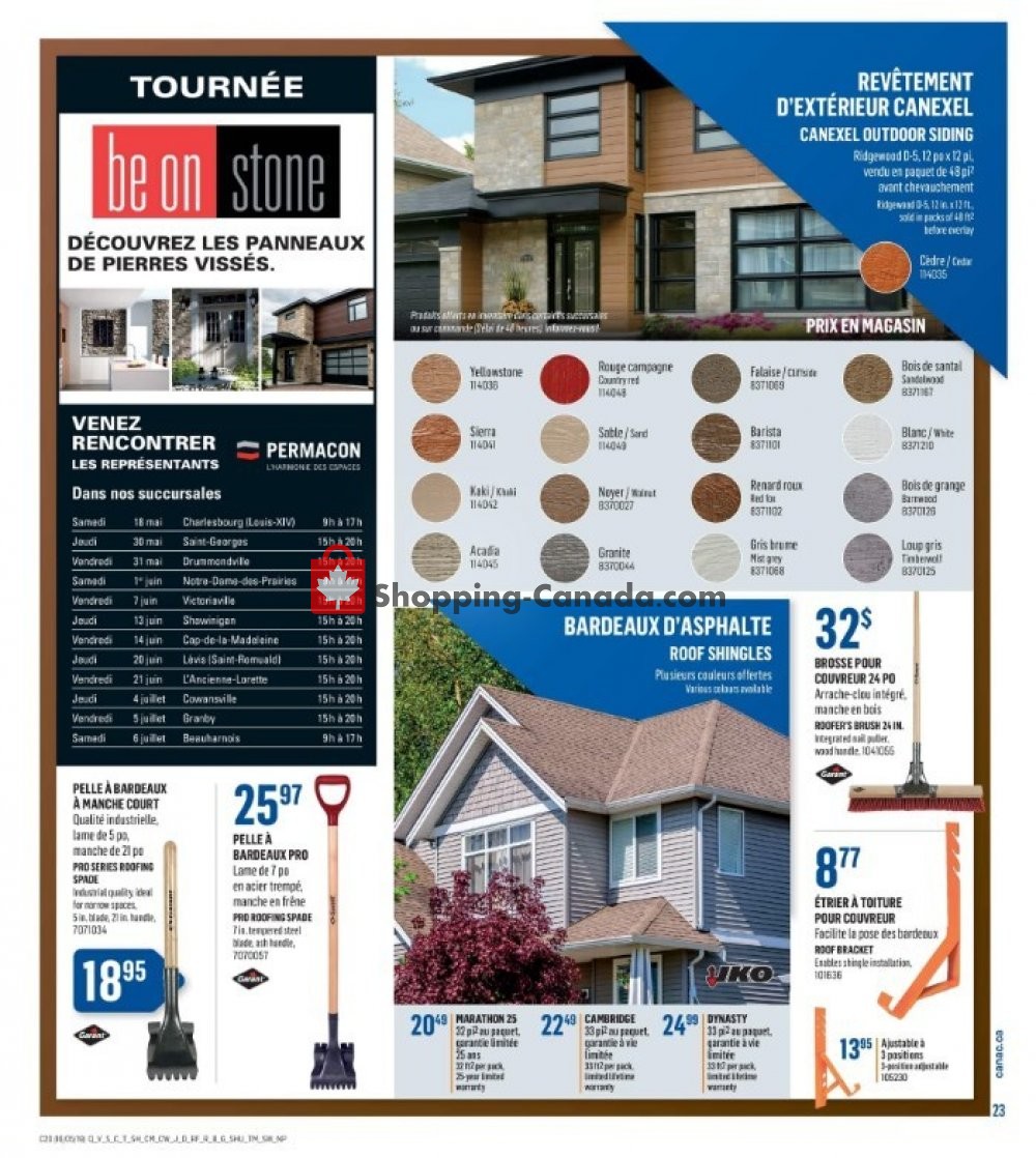 Canac flyer from Thursday May 16, 2019 to Wednesday May 22, 2019 - page 23