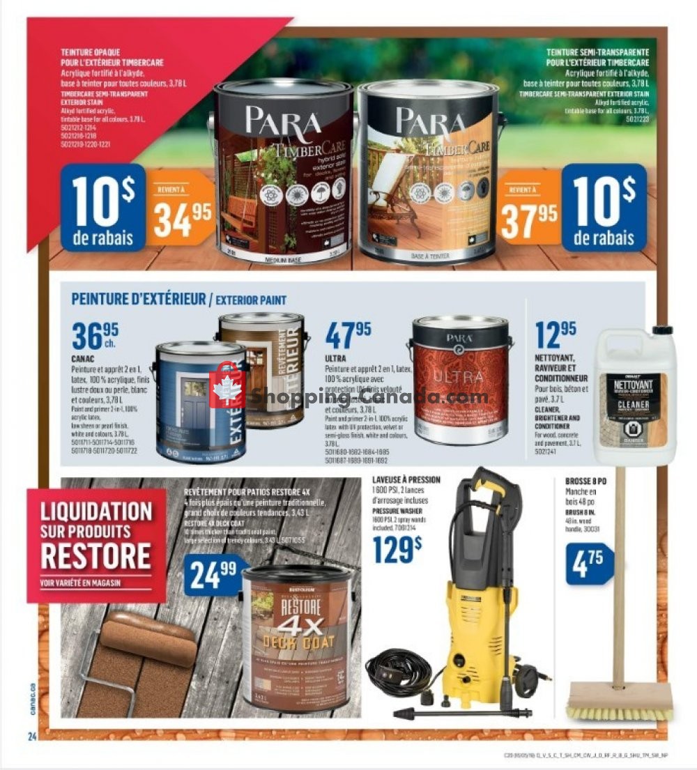 Canac flyer from Thursday May 16, 2019 to Wednesday May 22, 2019 - page 24